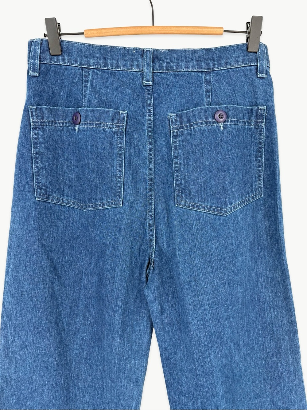 DÔEN Rainer Jean Size 28 in Sainte Croix Wash Wide Leg 100% Cotton NWT - Picture 11 of 15